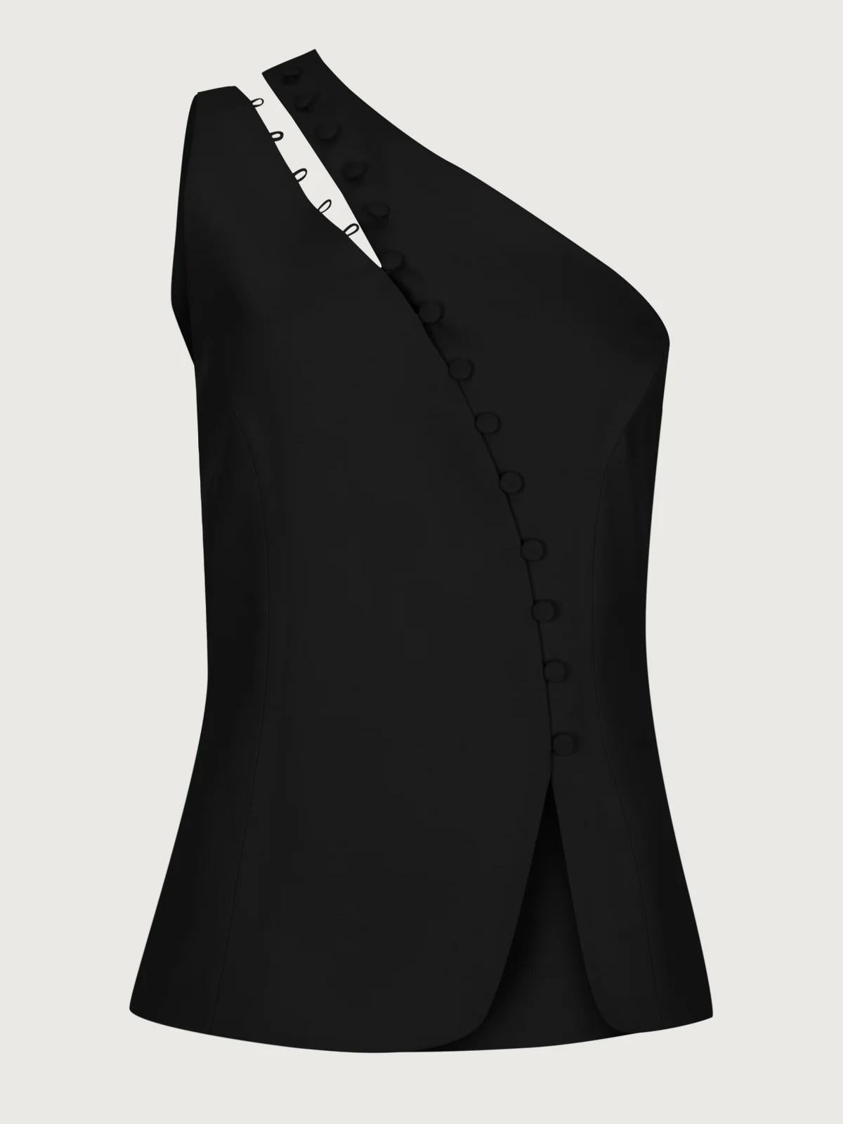 Ascent One - Shoulder Button Detail Top - Prestiqlo