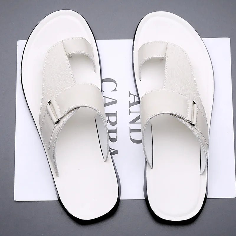 Ashmere Leather Sandals - Prestiqlo