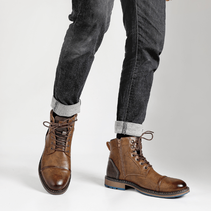 Bayshore Leather Boots - Prestiqlo