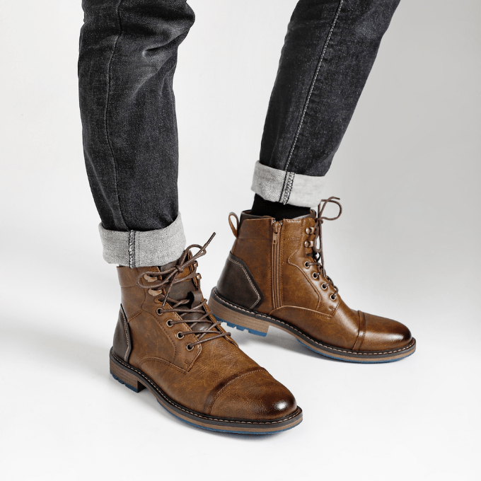 Bayshore Leather Boots - Prestiqlo