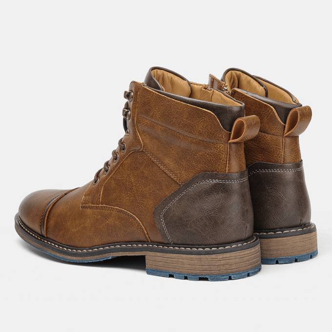 Bayshore Leather Boots - Prestiqlo