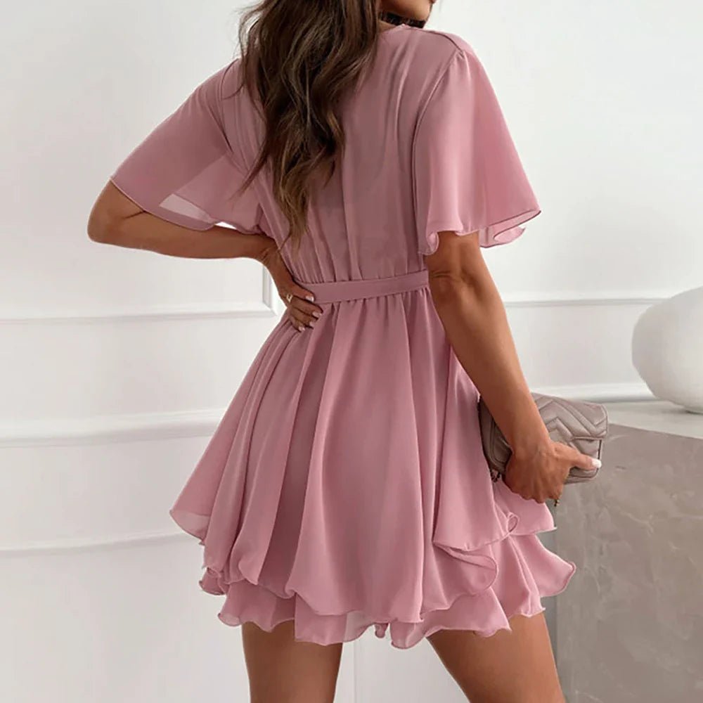 Bella Tie Dress - Prestiqlo