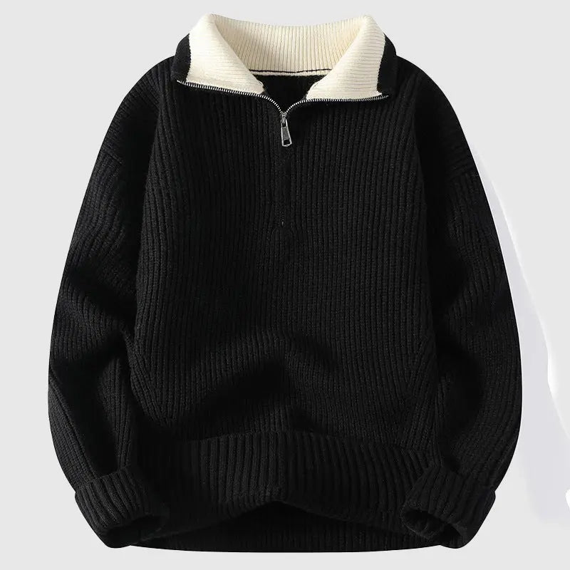 Belmont Knit Pullover - Prestiqlo
