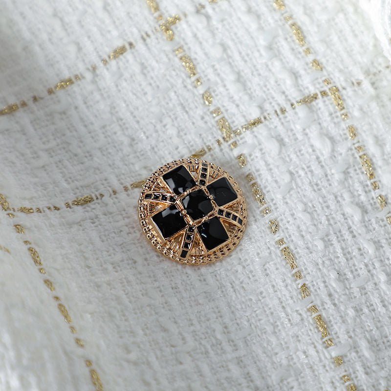 CELINA™ PLAID BLAZER - Prestiqlo