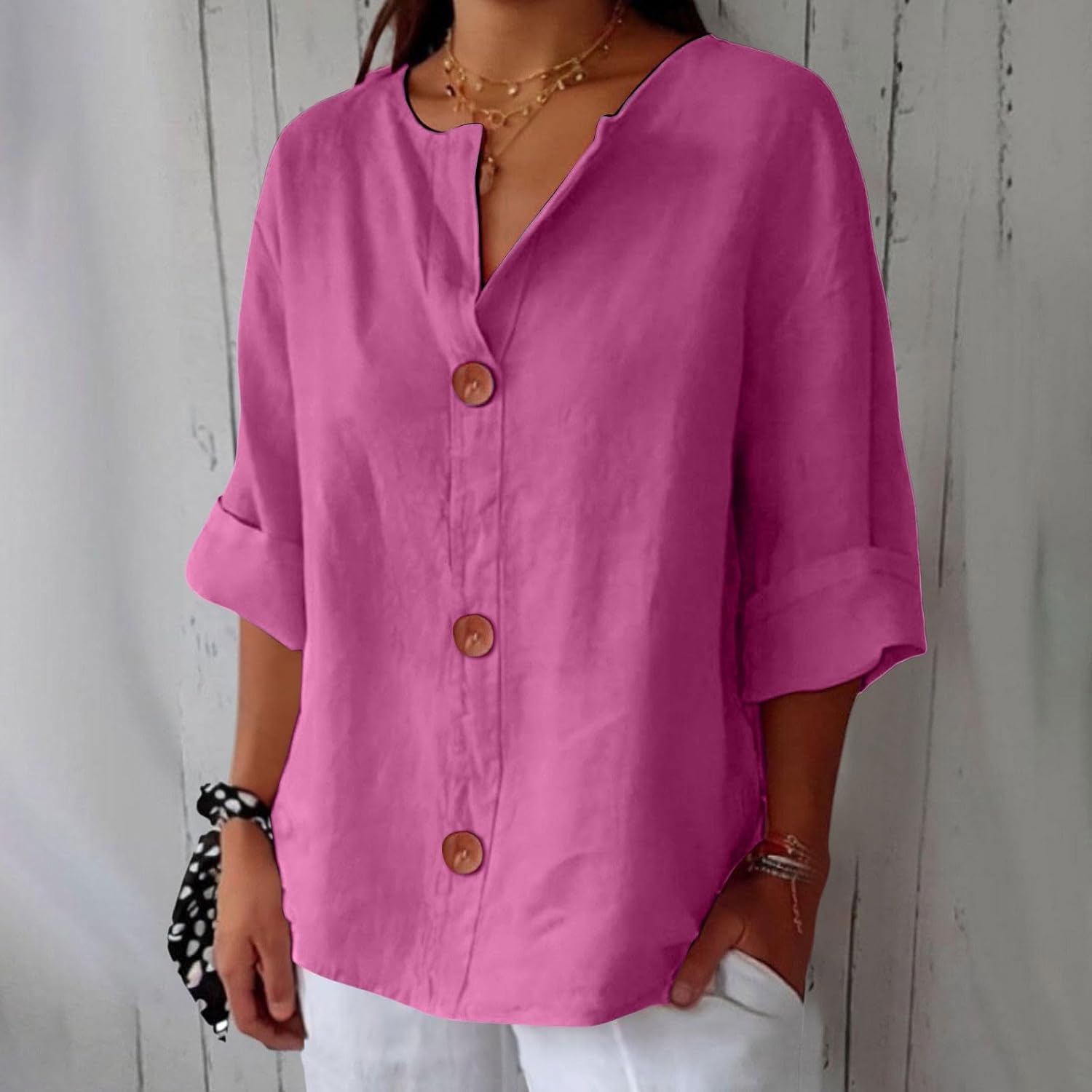 Clara - Relaxed Blouse - Prestiqlo