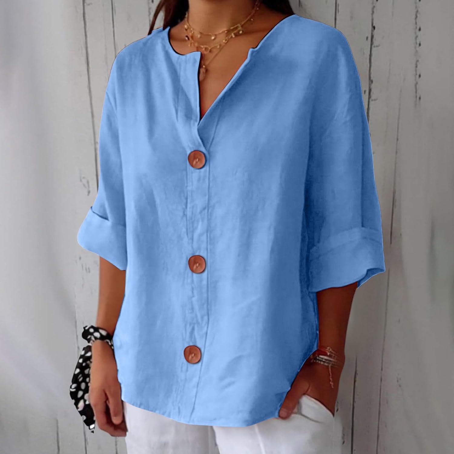Clara - Relaxed Blouse - Prestiqlo