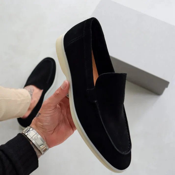 Classy Suede Loafers - Prestiqlo