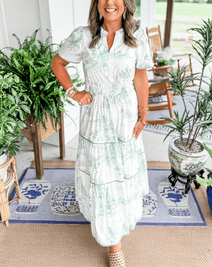 Eliza | Classic Toile Maxi - Prestiqlo