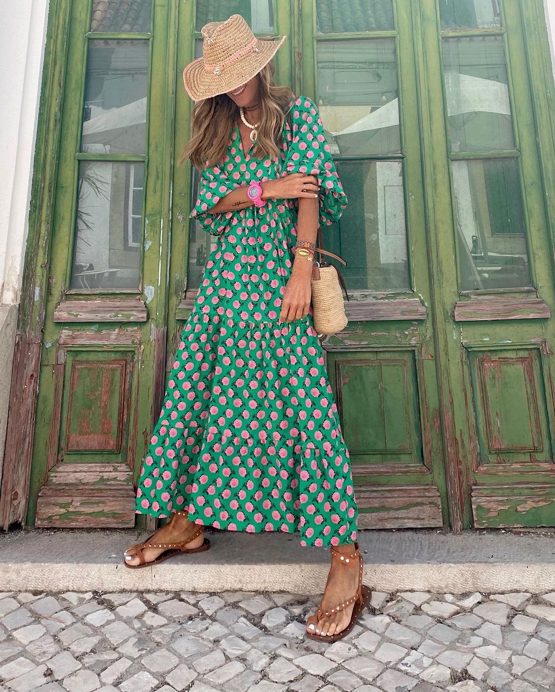 Iwa | Bohemian Long Dress - Prestiqlo