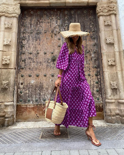 Iwa | Bohemian Long Dress - Prestiqlo