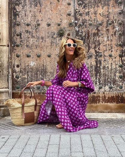 Iwa | Bohemian Long Dress - Prestiqlo