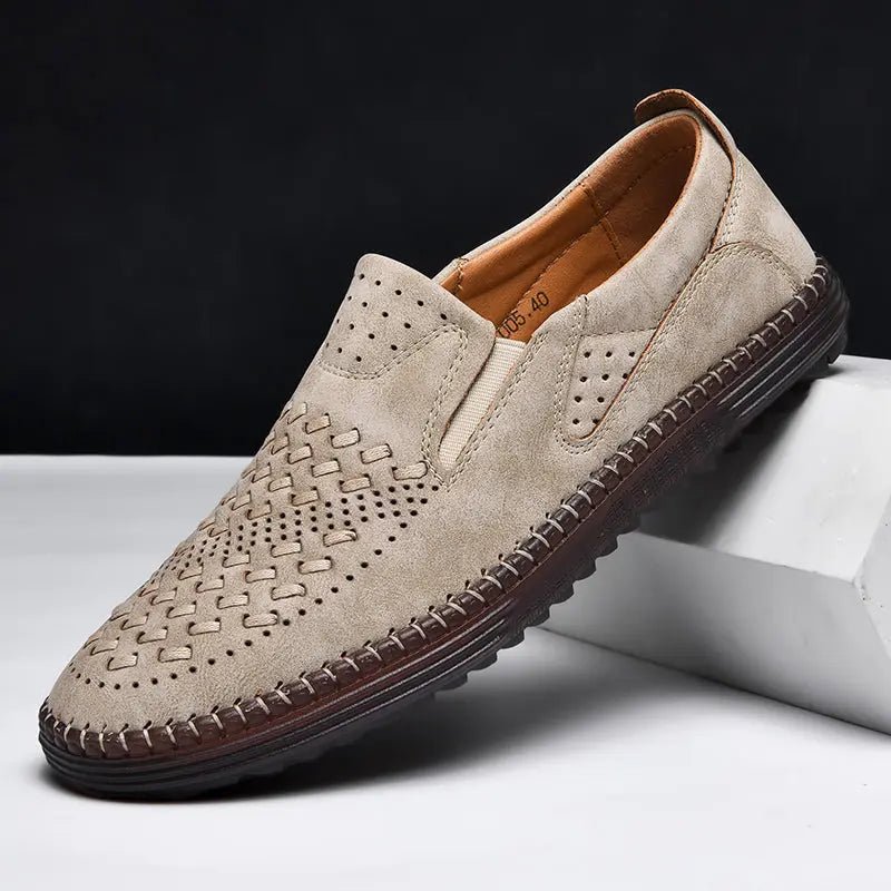 James Weston Leather Loafer - Prestiqlo