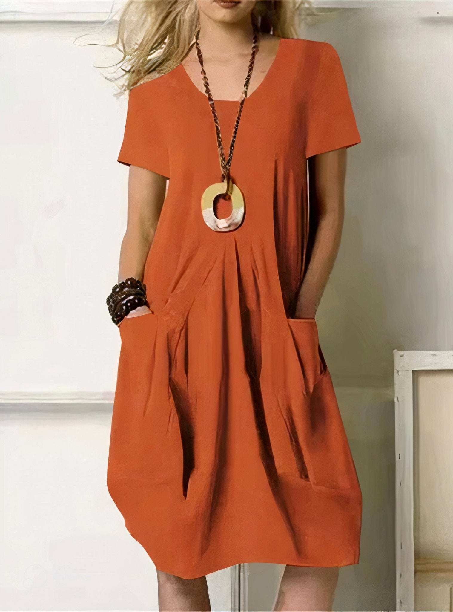 Kwani | Easy Casual Flow Dress - Prestiqlo