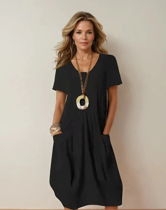 Kwani | Easy Casual Flow Dress - Prestiqlo