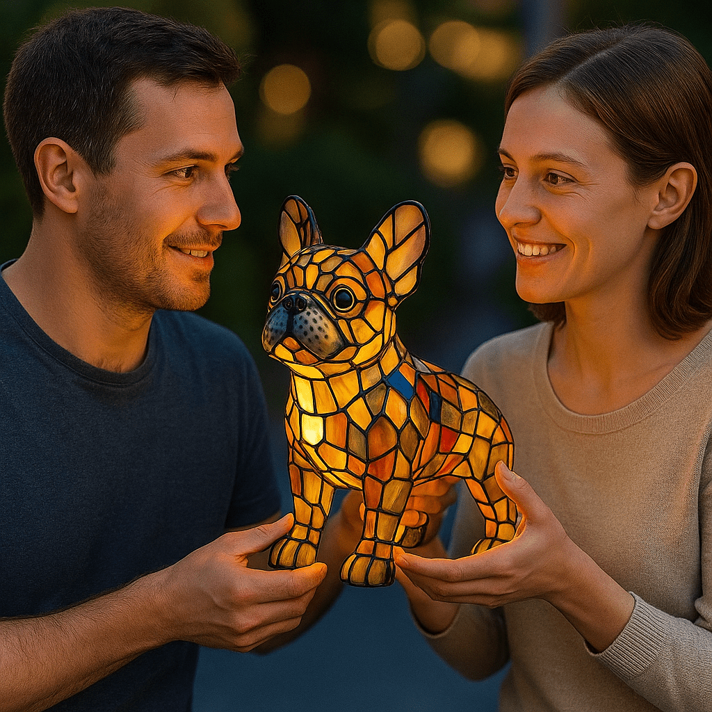 Leuchthund - handgefertigte Lampe, die Herzen erstrahlen lässt - Prestiqlo