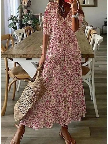Luna | Effortless Boho Dress with Flattering Fit - Prestiqlo