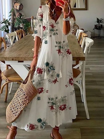 Luna | Effortless Boho Dress with Flattering Fit - Prestiqlo