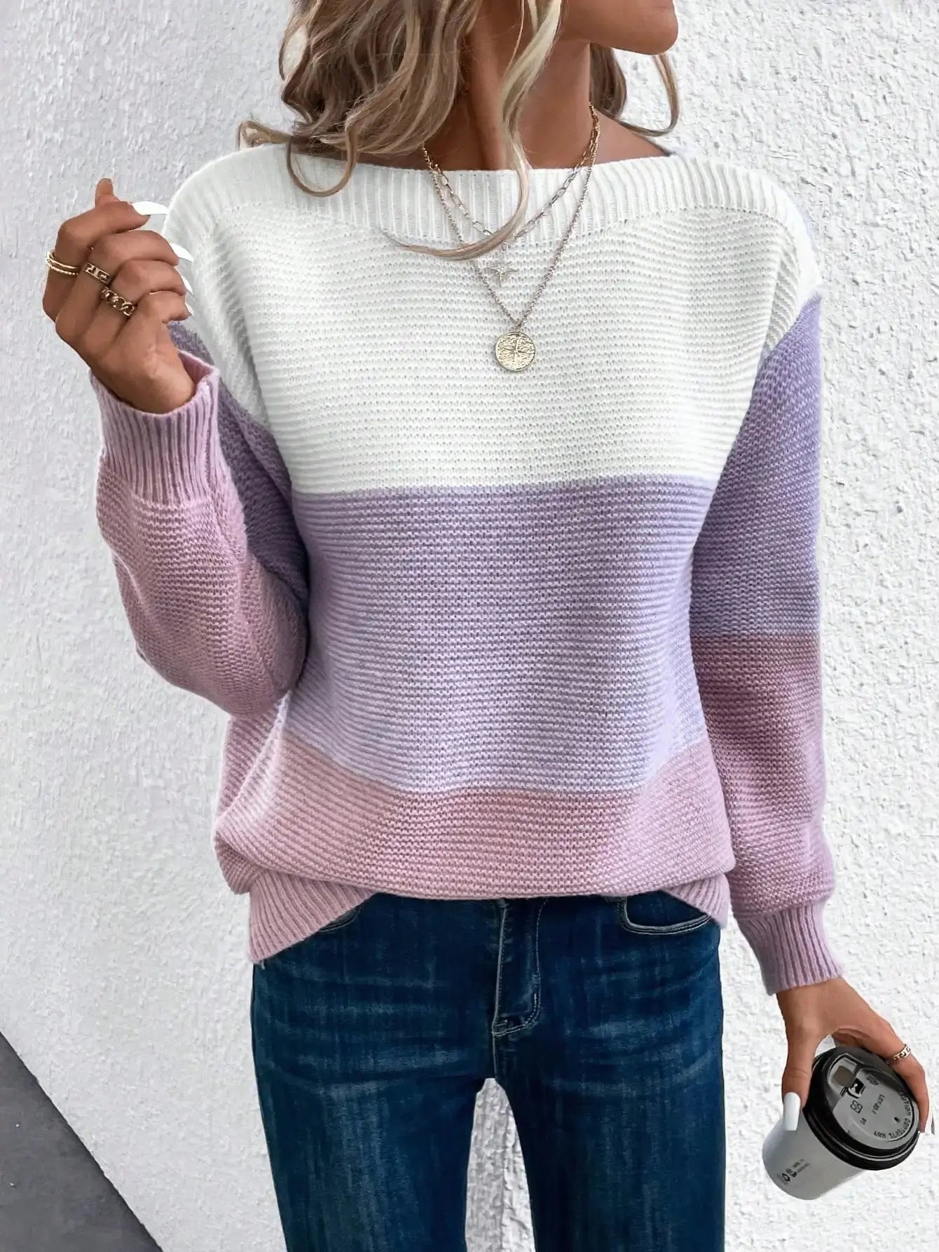 Luna™ Ombre Knit Sweater - Prestiqlo