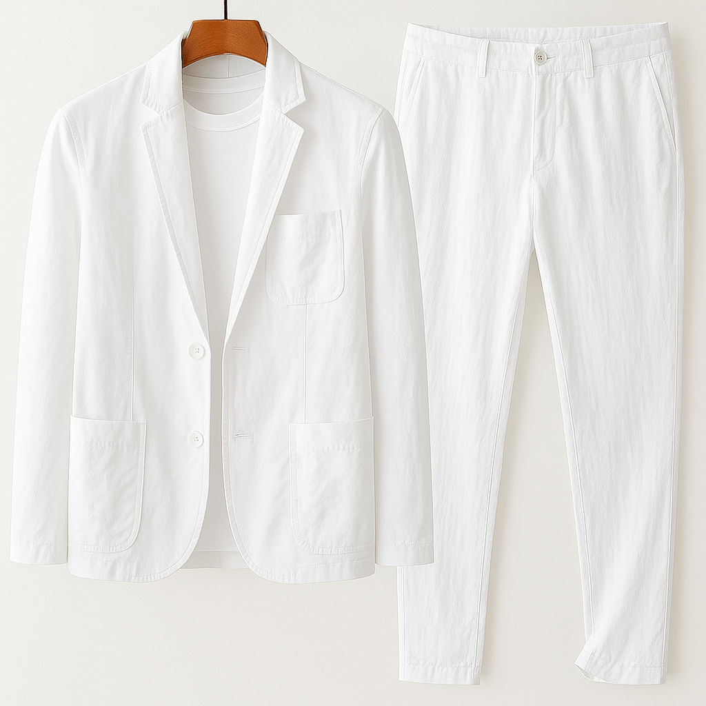 Mario Linen Tailored Set - Prestiqlo