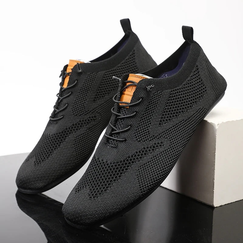 Mesh Knit Slip - Ons - Prestiqlo