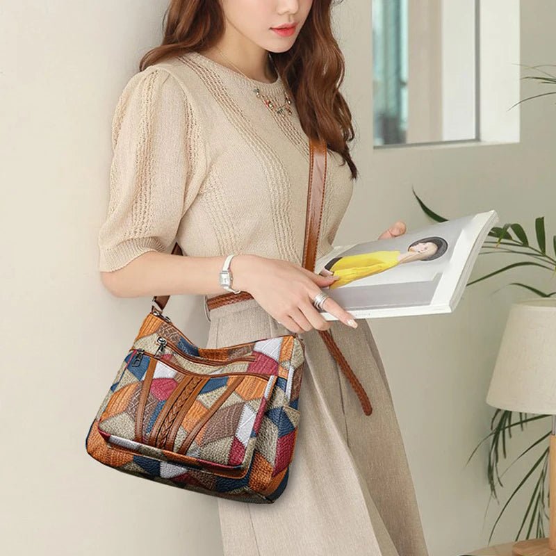 🔥Ne sono rimasti solo 10🔥Borsa a mano Savannah Mosaic - Prestiqlo
