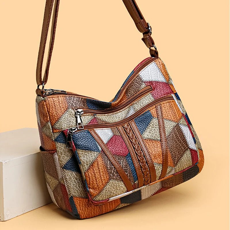 🔥Ne sono rimasti solo 10🔥Borsa a mano Savannah Mosaic - Prestiqlo