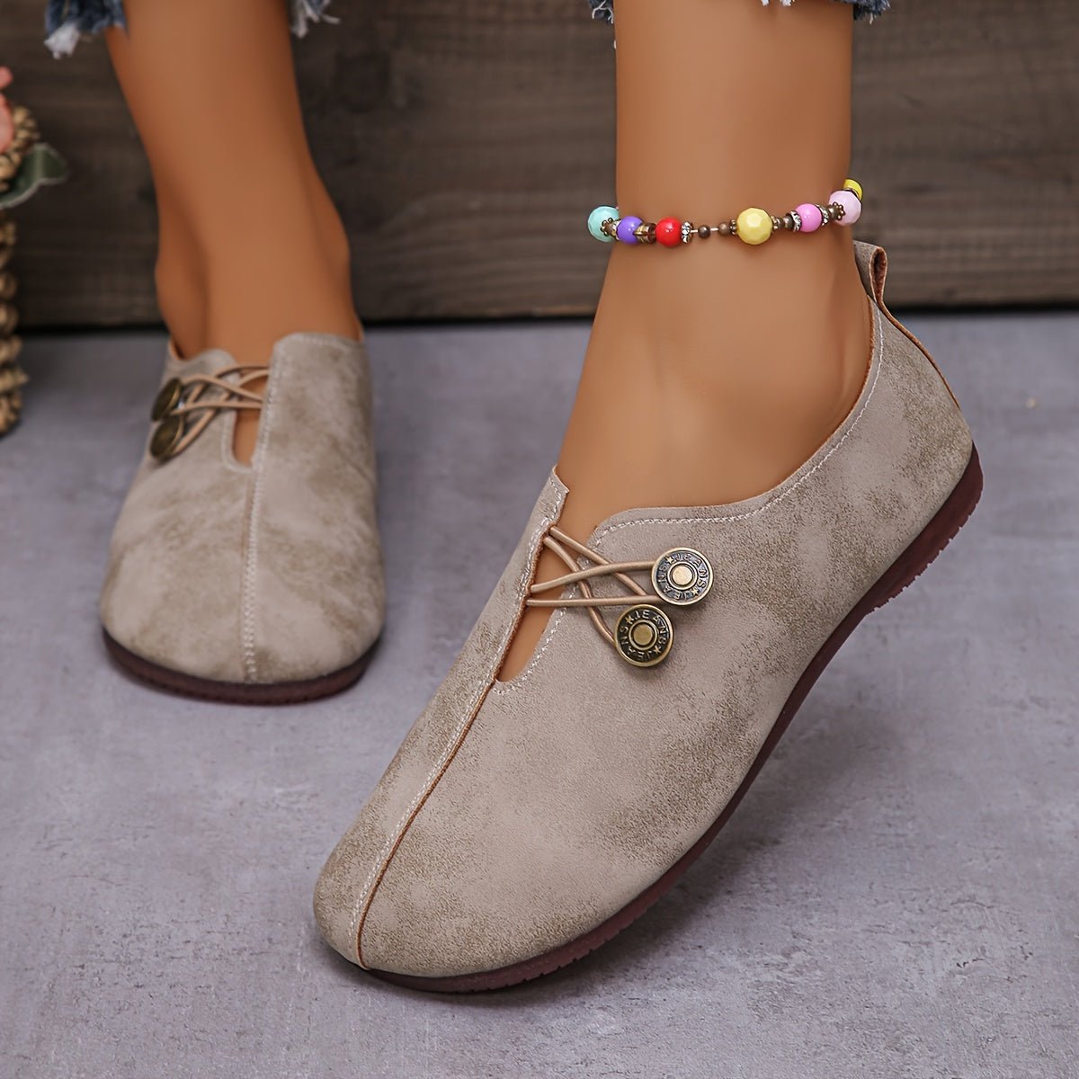 Oline® | SUEDE LOAFER - Prestiqlo