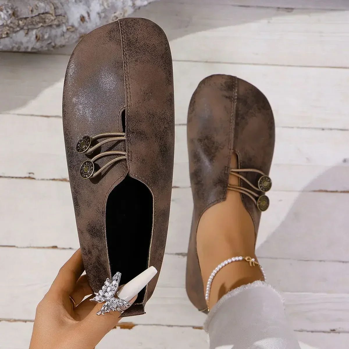 Oline® | SUEDE LOAFER - Prestiqlo