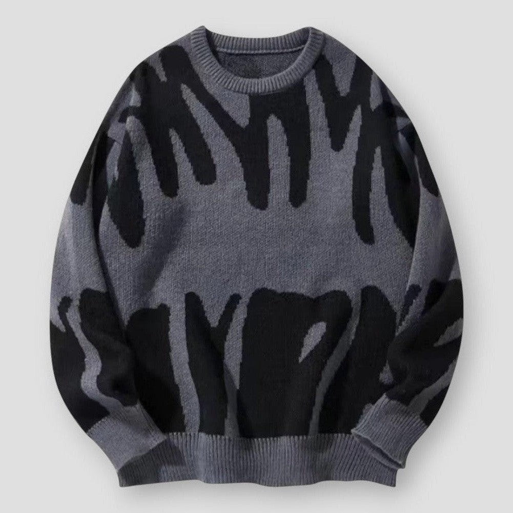 Saint Morris Harrison Loose Knitted Sweater - Prestiqlo