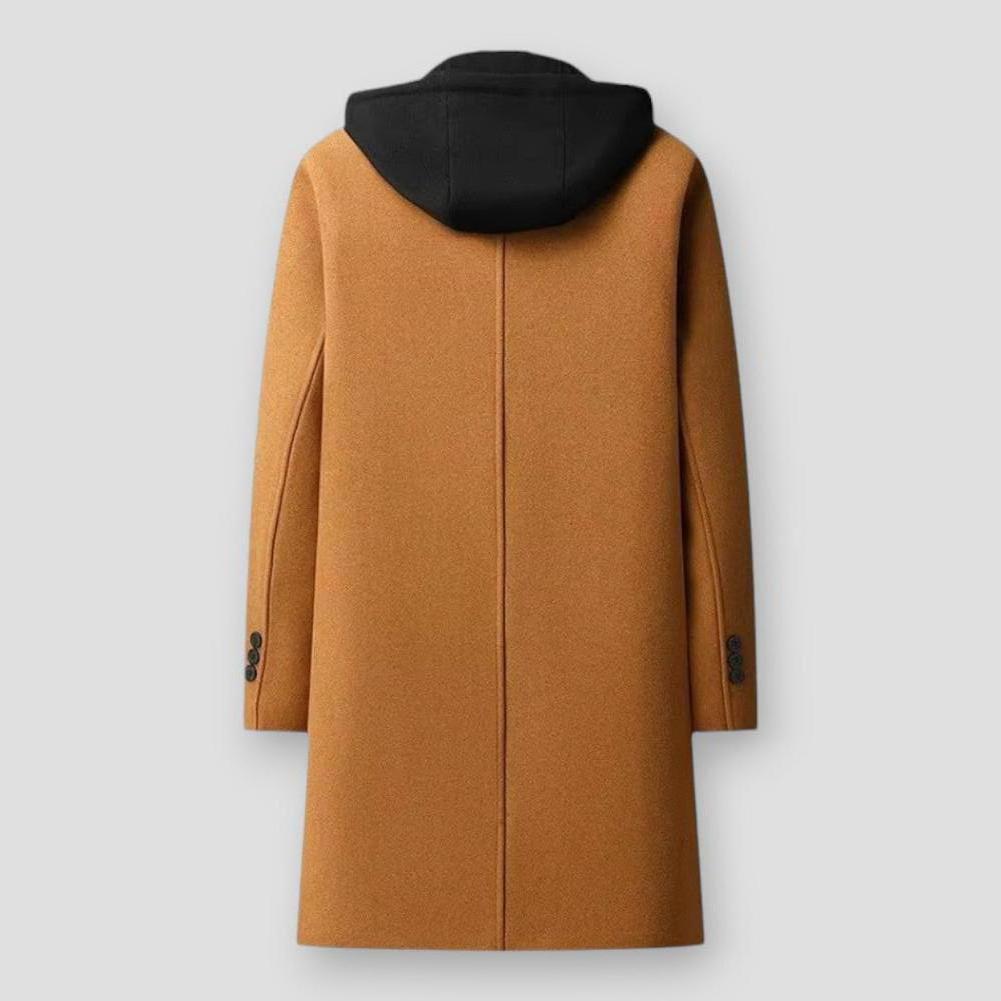 Saint Morris Troy Hooded Long Coat - Prestiqlo