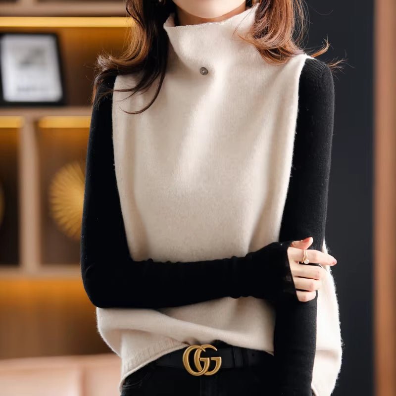 Savile Row Turtleneck Vest - Prestiqlo