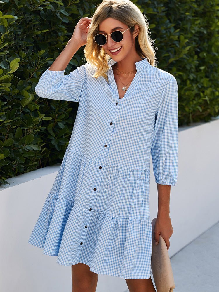 Shanna | Flowy Day Midi Dress - Prestiqlo