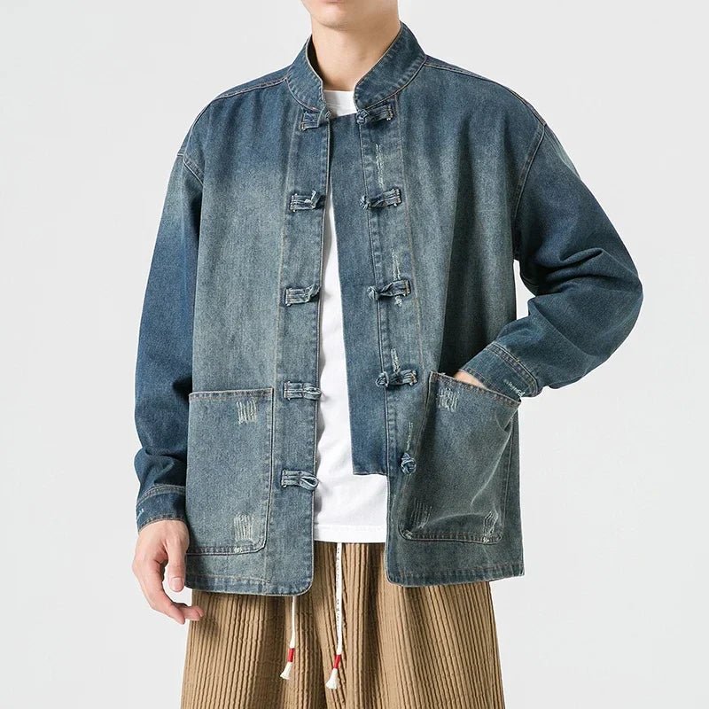 Shaolin Denim Shirt - Prestiqlo