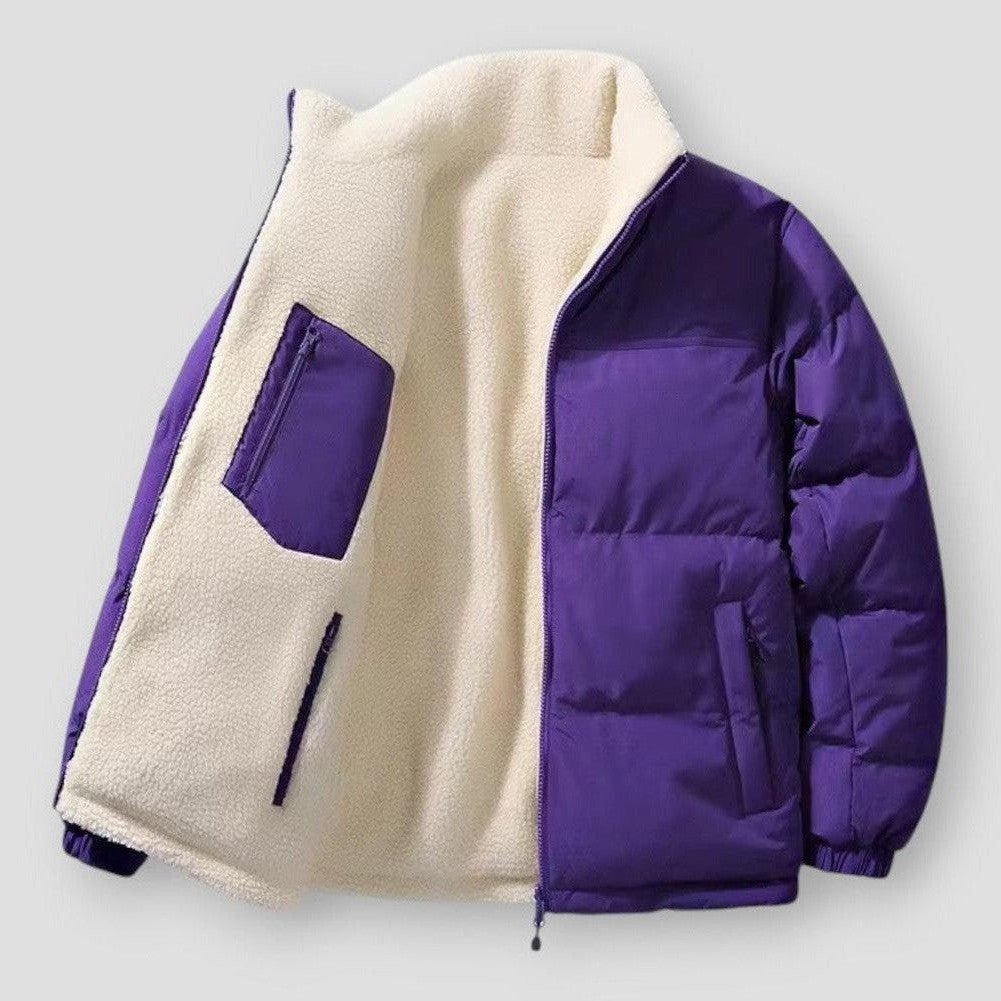 Sky Madrid Shelton Reversible Fleece - Lined Jacket - Prestiqlo