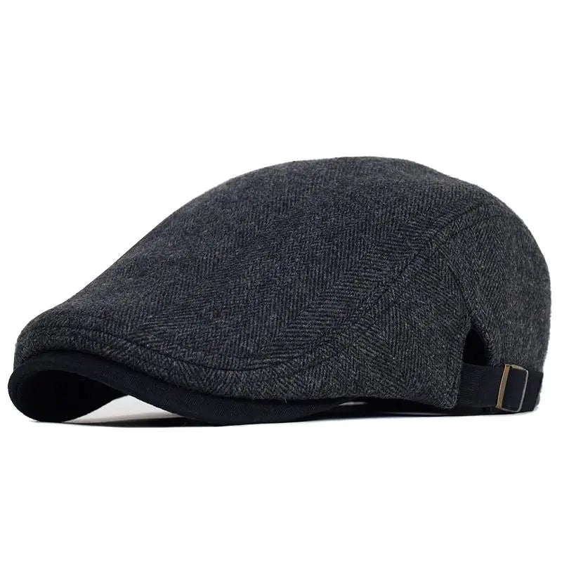 Stafford Wool Tweed Cap - Prestiqlo