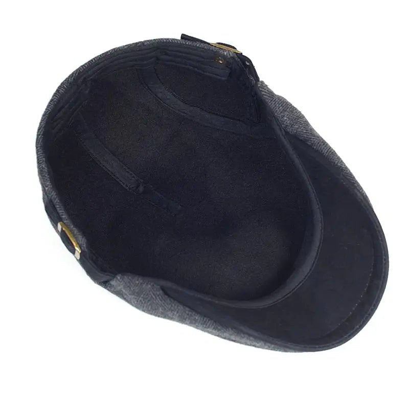Stafford Wool Tweed Cap - Prestiqlo