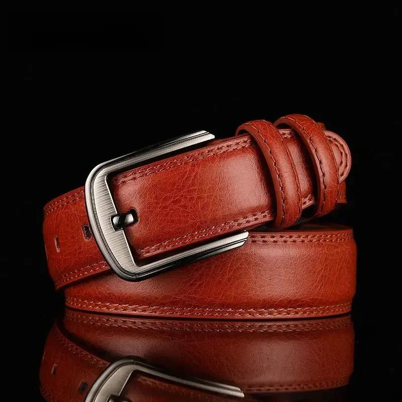 Windsor Leather Belt - 100% Cowhide - Prestiqlo
