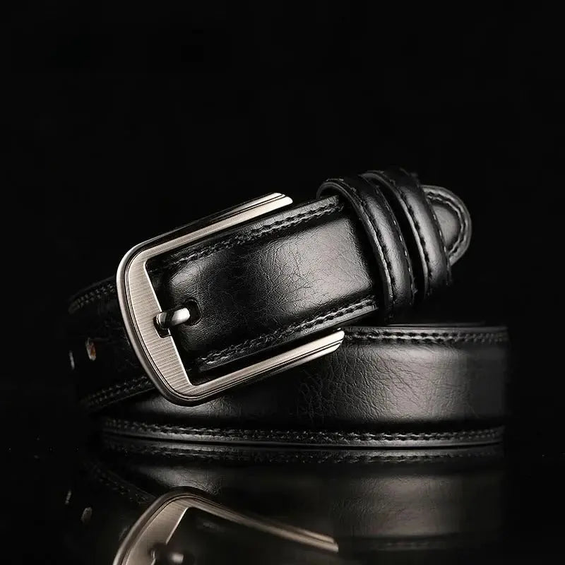 Windsor Leather Belt - 100% Cowhide - Prestiqlo
