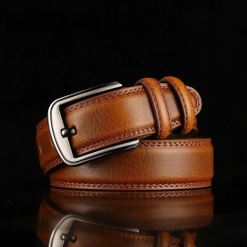 Windsor Leather Belt - 100% Cowhide - Prestiqlo