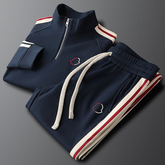 Zax - Men's 2 Piece Quarter - Zip Tracksuit Set - Prestiqlo
