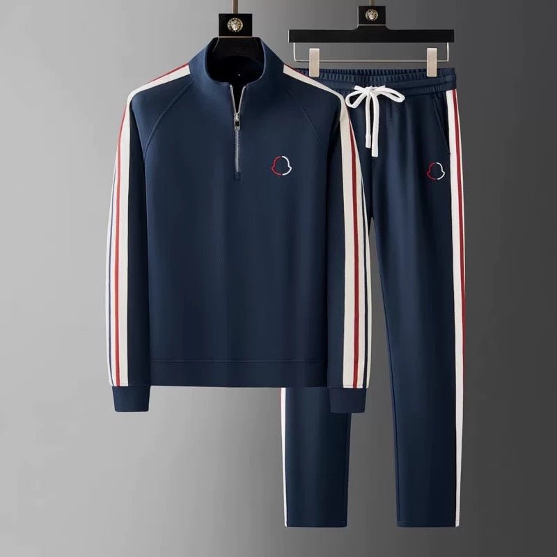 Zax - Men's 2 Piece Quarter - Zip Tracksuit Set - Prestiqlo