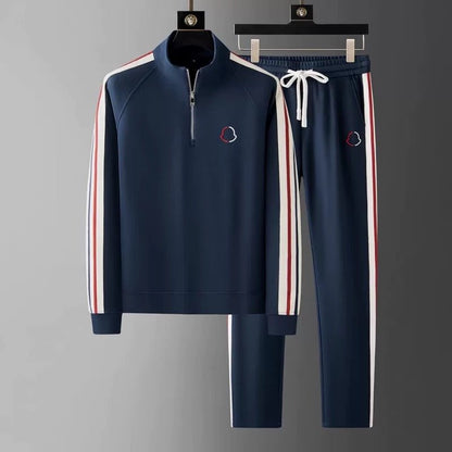 Zax - Men's 2 Piece Quarter - Zip Tracksuit Set - Prestiqlo