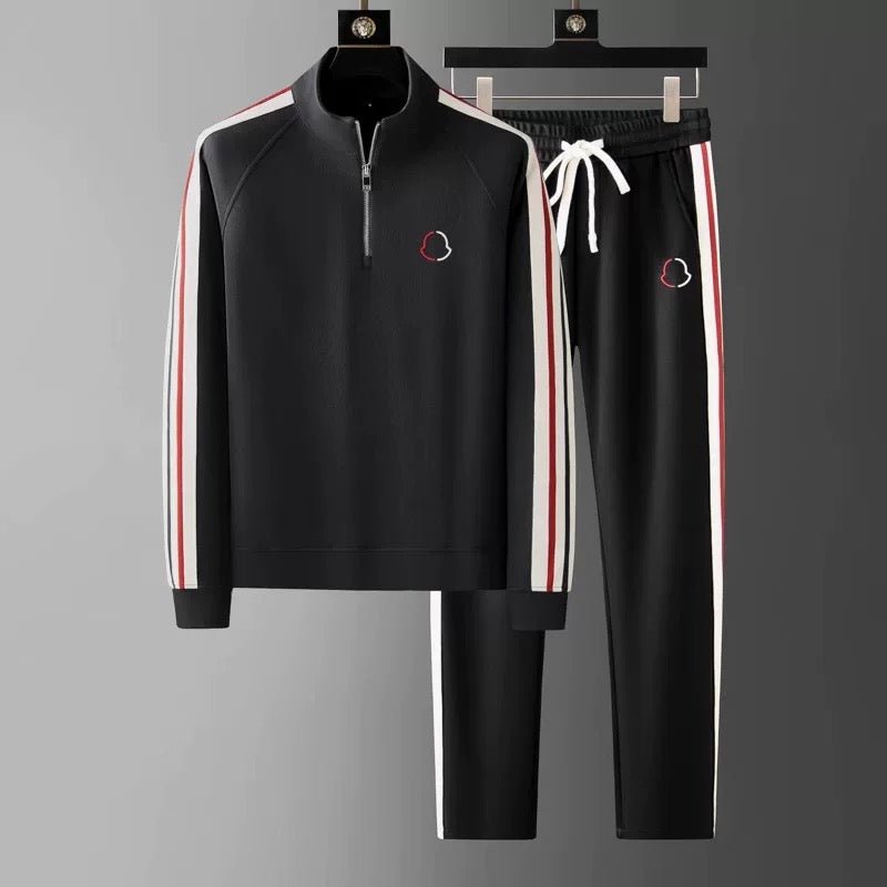 Zax - Men's 2 Piece Quarter - Zip Tracksuit Set - Prestiqlo